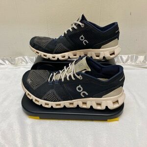 On cloud Running Cloud X Women’s Size 8.5 Athletic Running Shoes Black/Pearl